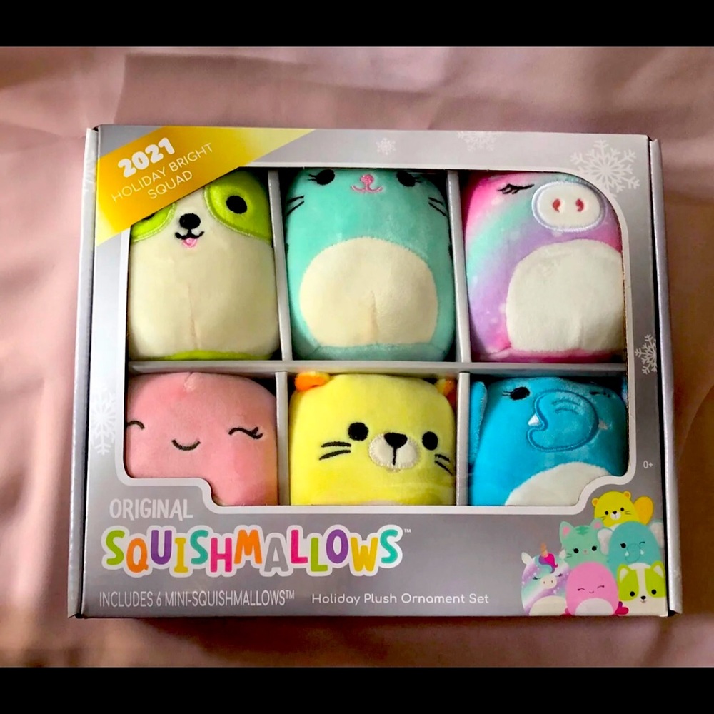 2021 Holiday Squad Squishmallows Set of 6